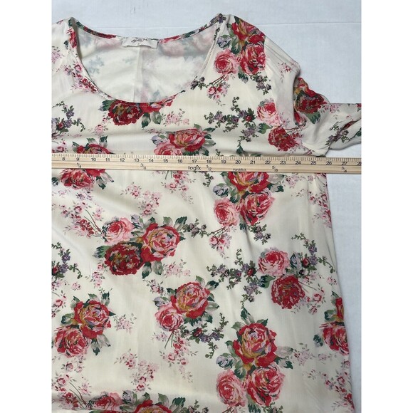 A BEAUTIFUL SOUL Women Size 2x C Tunic Short Dress Boho Floral Baby Doll - Picture 8 of 11